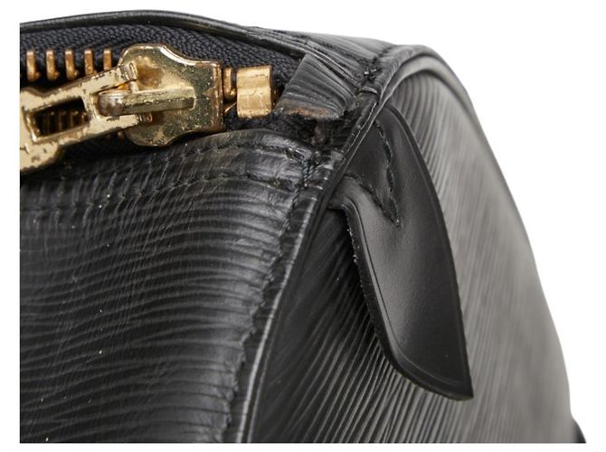 Borsa Boston Louis Vuitton Epi Keepall 60 Nero - vista 8