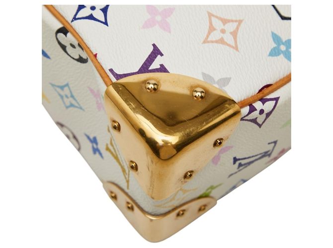 Louis Vuitton Monogram Multicolor Boulogne Schultertasche Weiß - Ansicht 4