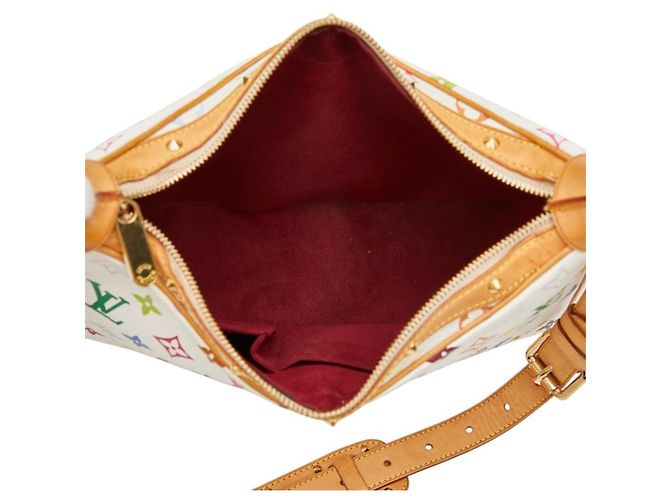 Louis Vuitton Monogram Multicolor Boulogne Schultertasche Weiß - Ansicht 9