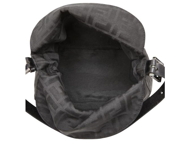 Borsa a secchiello Fendi Zucchino Mamma Nero - vista 8