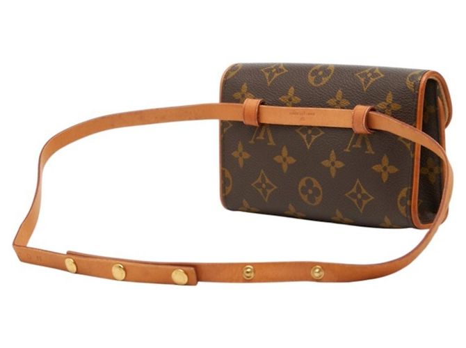 Louis Vuitton Monogram Pochette Florentine Gürteltasche Braun - Ansicht 2
