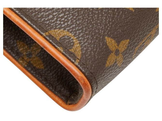 Louis Vuitton Monogram Pochette Florentine Gürteltasche Braun - Ansicht 7
