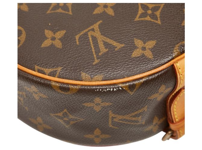 Borsa a tracolla Louis Vuitton Monogram Tambourin Marrone - vista 7