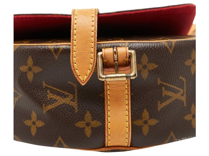Borsa a tracolla Louis Vuitton Monogram Tambourin Marrone - vista 8