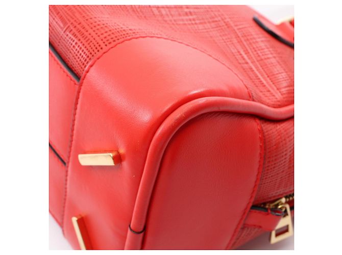 Borsa a mano Loewe Amazona 75 in pelle rossa Rosso - vista 6