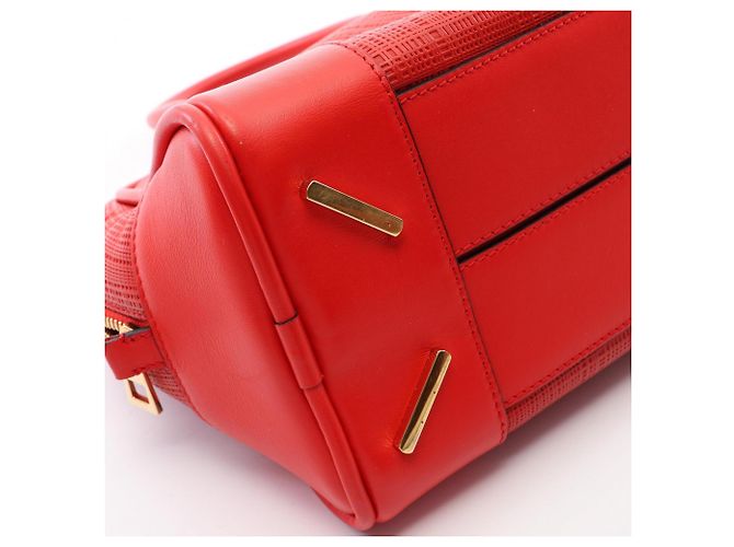 Borsa a mano Loewe Amazona 75 in pelle rossa Rosso - vista 7