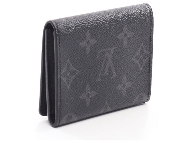 Portabiglietti Louis Vuitton in nero - vista 2