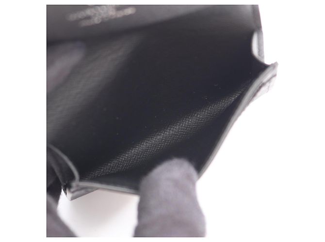 Portabiglietti Louis Vuitton in nero - vista 3