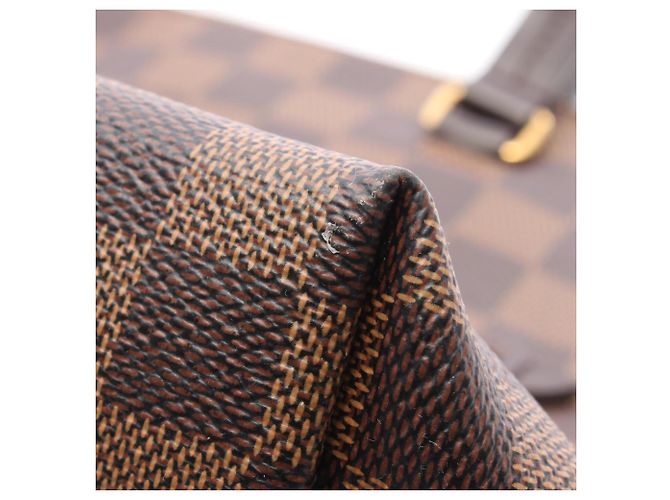 Borsa Tote Louis Vuitton Iena PM Brown Marrone Damier ebene - vista 7