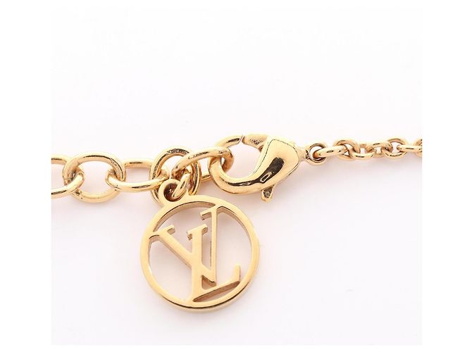 Collier Essential V Louis Vuitton Doré - vue 4
