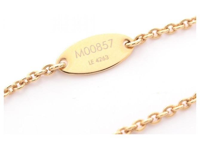 Collier Essential V Louis Vuitton Doré - vue 6