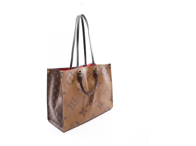 Louis Vuitton OnTheGo GM Monogram Giant/Reverse Handtasche Braun - Ansicht 2