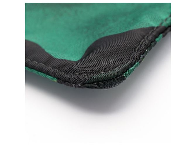 Saffiano Bolso de hombro Prada con logo triangular y camuflaje Negro Verde - vista 5