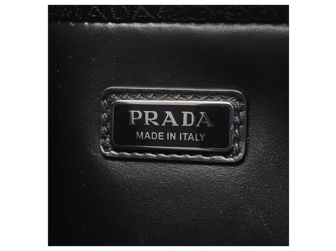 Prada Triangle Logo Shoulder Bag White - view 4