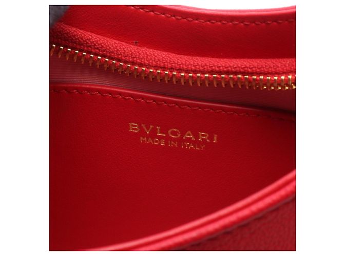 Bulgari Bvlgari BVLGARI Serpenti Ellipse Small Shoulder Bag Rosso - vista 4