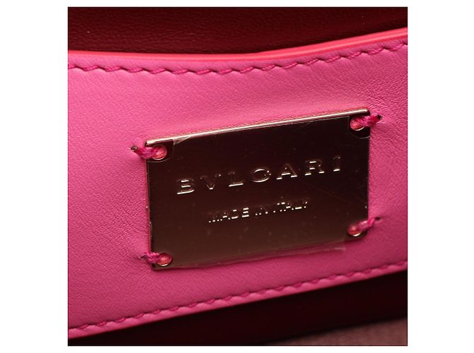 Bulgari Borsa 2-Way Bvlgari Serpenti Cabochon Rosa - vista 4