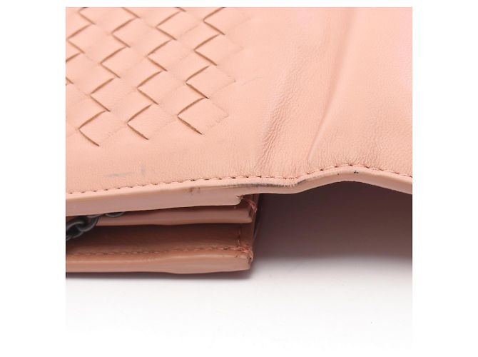 Borsa a tracolla Bottega Veneta Intrecciato Rosa - vista 6