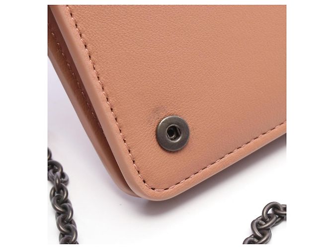 Borsa a tracolla Bottega Veneta Intrecciato Rosa - vista 7