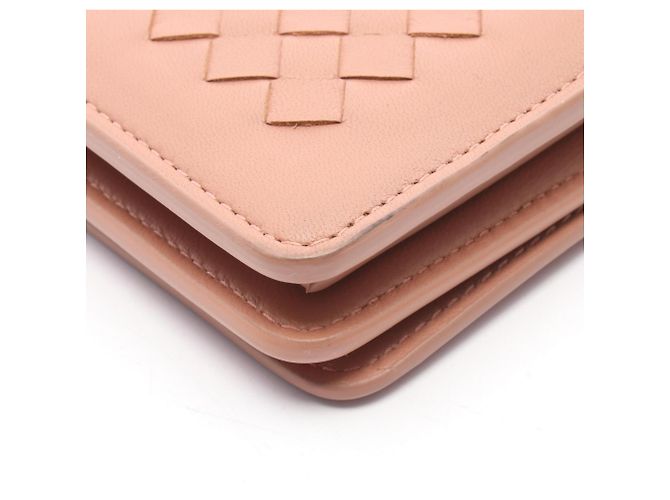 Borsa a tracolla Bottega Veneta Intrecciato Rosa - vista 8