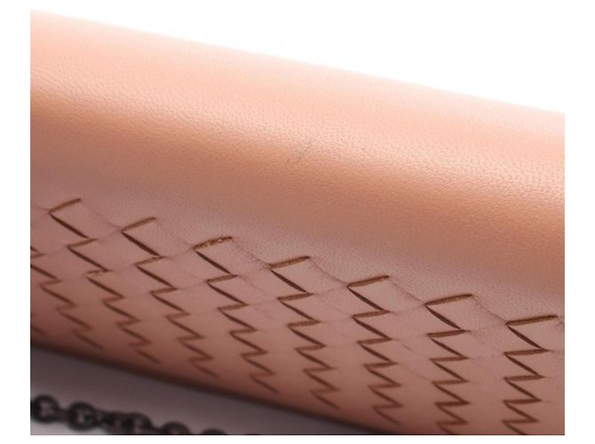Borsa a tracolla Bottega Veneta Intrecciato Rosa - vista 9