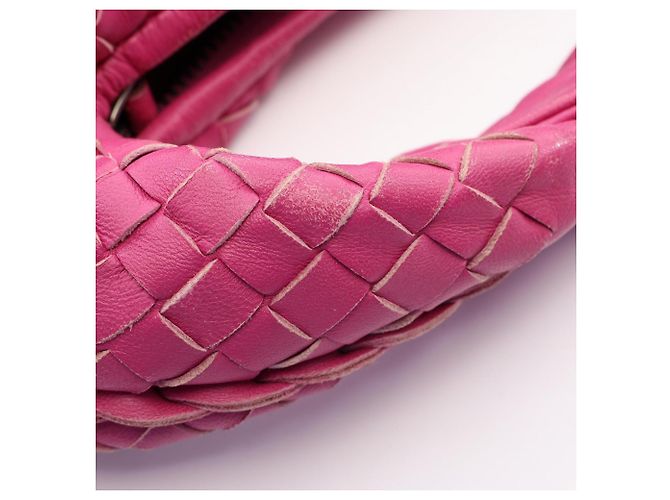 Borsa a tracolla Bottega Veneta Intrecciato Rosa - vista 6