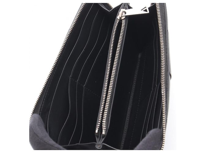 Cartera larga redonda Bottega Veneta Cassette Negro - vista 3