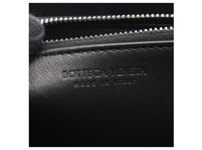 Cartera larga redonda Bottega Veneta Cassette Negro - vista 4