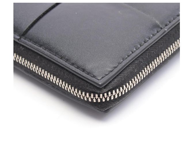 Cartera larga redonda Bottega Veneta Cassette Negro - vista 9