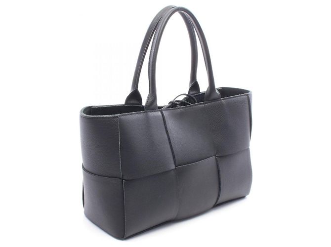 Borsa Tote Arco Small Bottega Veneta Nero - vista 2