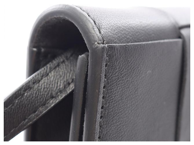 Borsa a tracolla Bottega Veneta Cassette Maxi Intrecciato Nero - vista 11