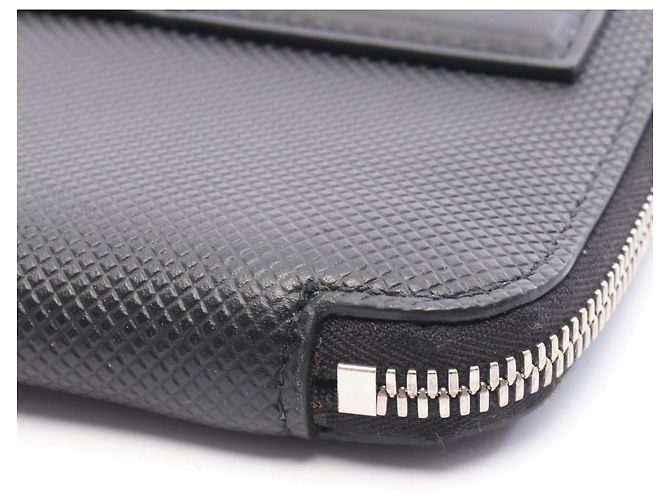 Borsa a pochette Bottega Veneta in pelle nera Nero - vista 6