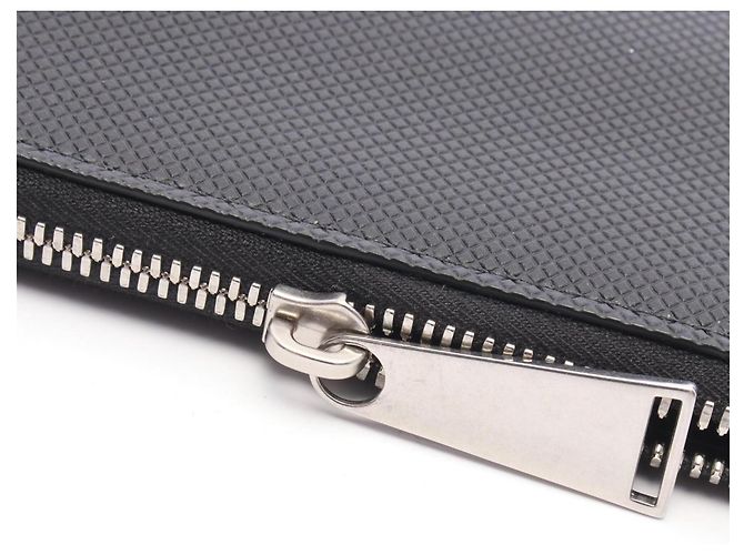Borsa a pochette Bottega Veneta in pelle nera Nero - vista 7
