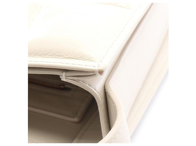 Borsa a tracolla Bottega Veneta Marie in pelle bianca Bianco - vista 7