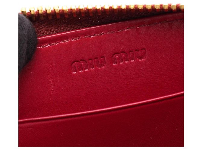 Monedero Miu Miu de piel rosa - vista 4