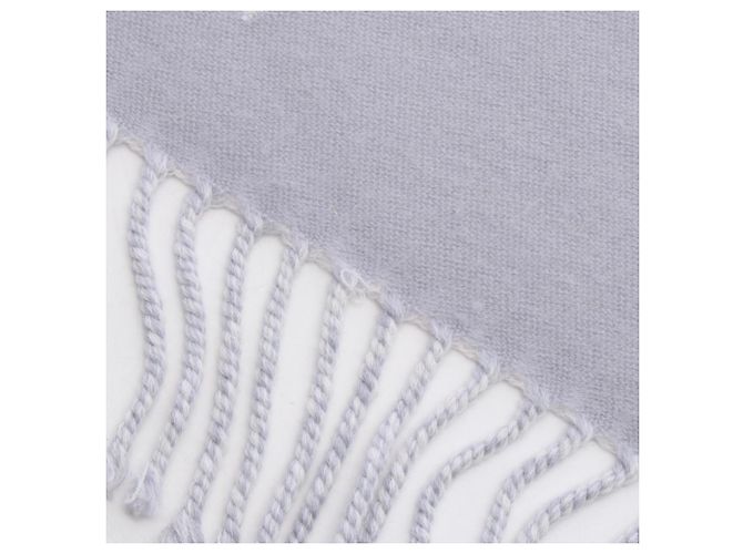 Louis Vuitton LV Essential Wool Stole White Purple - view 4