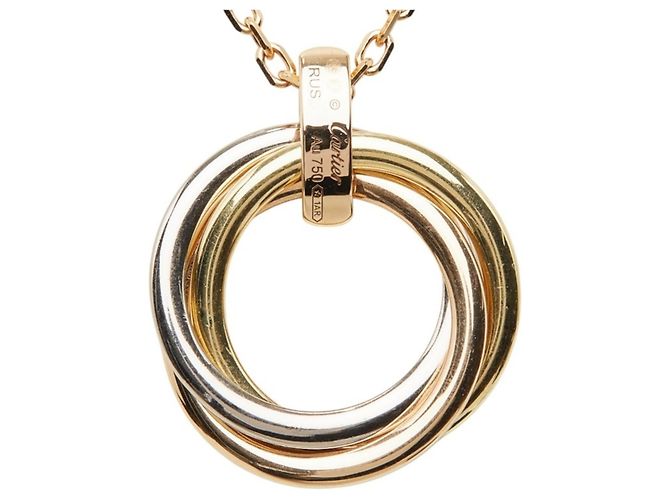 Cartier Trinity Diamant-Anhänger Halskette - Ansicht 4