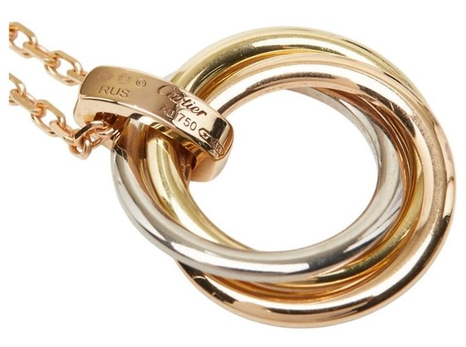 Cartier Trinity Diamant-Anhänger Halskette - Ansicht 7