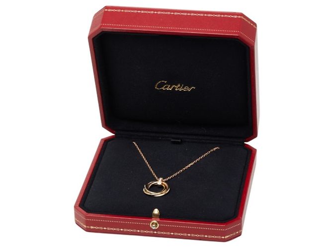 Cartier Trinity Diamant-Anhänger Halskette - Ansicht 9