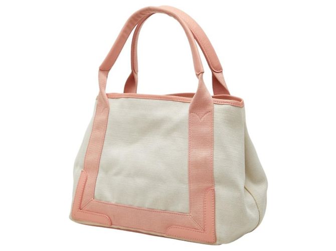 Borsa a mano Balenciaga Navy Cabas S Rosa Crudo - vista 2