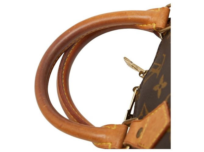 Sac à main Louis Vuitton Monogram Alma PM Marron - vue 11