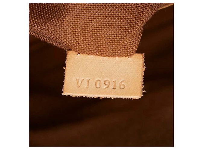 Sac à main Louis Vuitton Monogram Alma PM Marron - vue 13