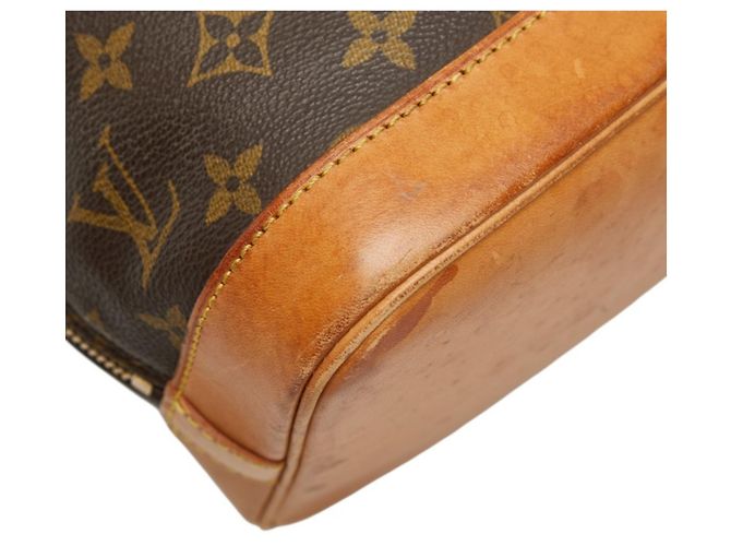 Sac à main Louis Vuitton Monogram Alma PM Marron - vue 5