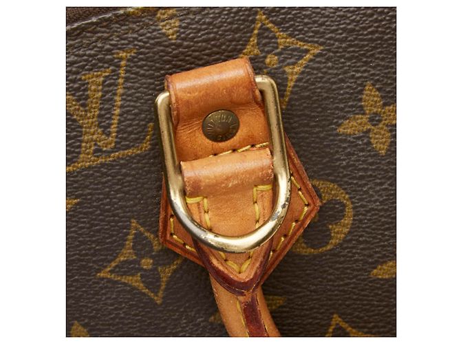 Sac à main Louis Vuitton Monogram Alma PM Marron - vue 9