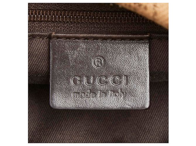 Sac à main Gucci GG Canvas Marron - vue 10