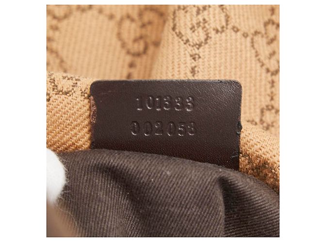 Sac à main Gucci GG Canvas Marron - vue 11
