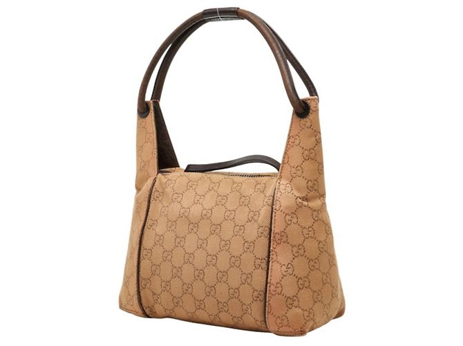 Sac à main Gucci GG Canvas Marron - vue 2