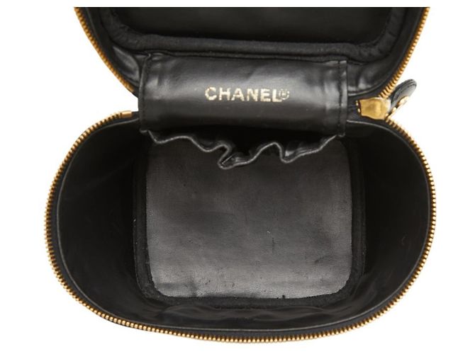 Borsa Vanity Chanel Coco Mark Nero - vista 8