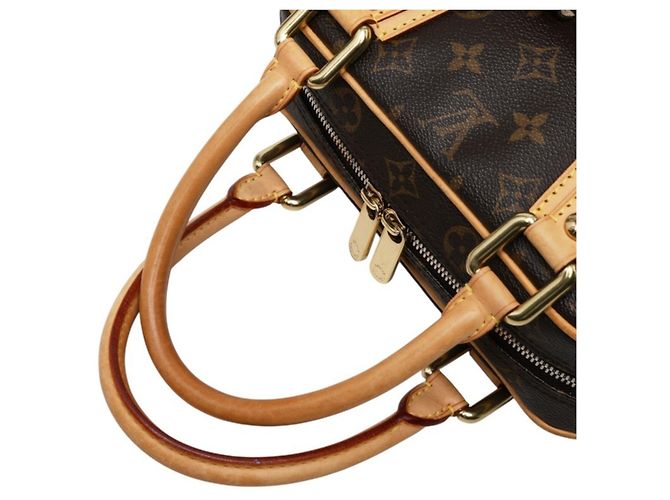 Louis Vuitton Monogram Manhattan PM Handtasche Braun - Ansicht 4