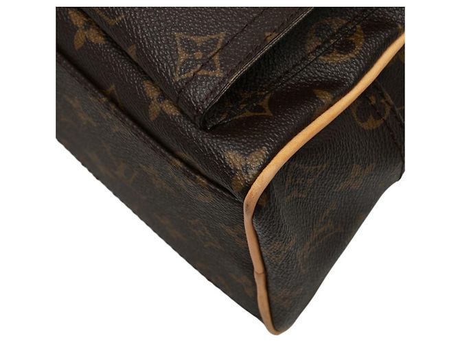 Louis Vuitton Monogram Manhattan PM Handtasche Braun - Ansicht 6