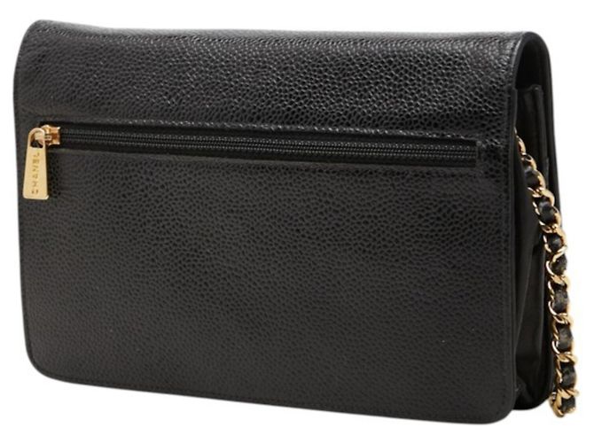 Timeless Borsa a tracolla Chanel Coco Mark con portafoglio e catena Nero - vista 2